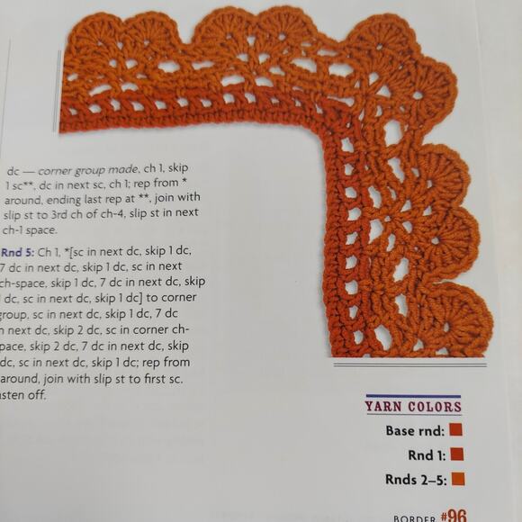Around the Corner Crochet Borders: 150 Colorful, Creative Edging Designs - GOOD - Picture 4 of 13